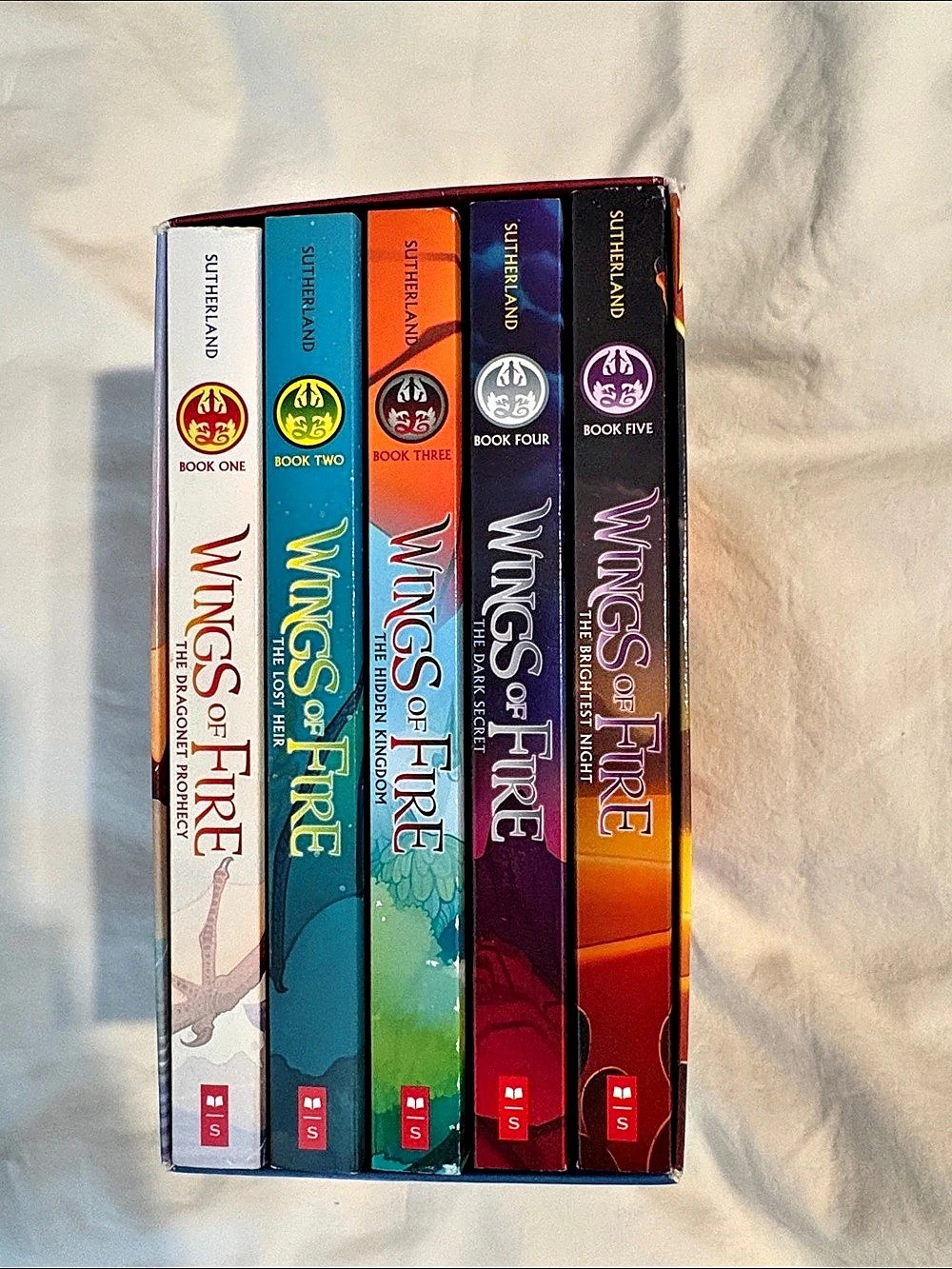 Scholastic Wings of Fire Boxset, Books 1-5